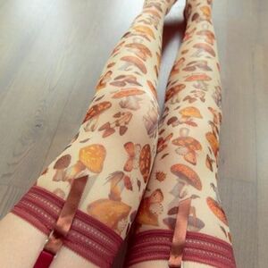 Uye Surana Mushroom Thigh High Tights